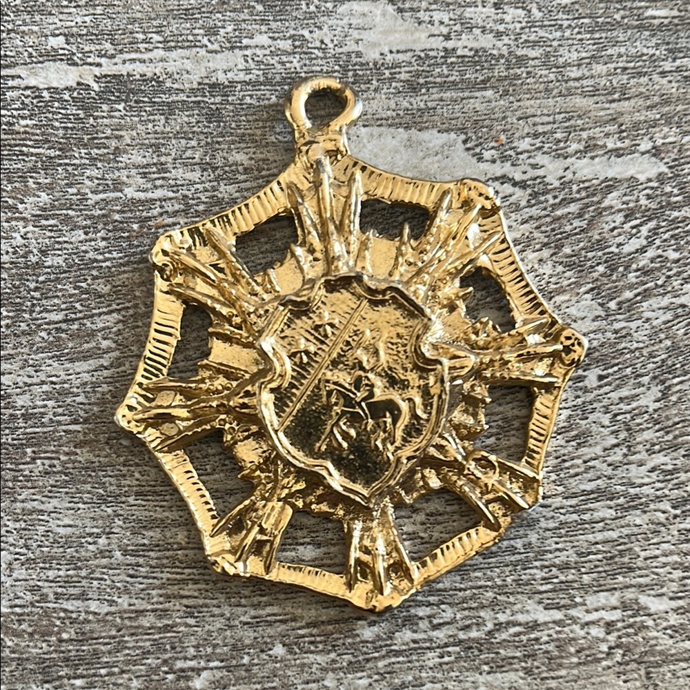 Gold Decorative Medallion